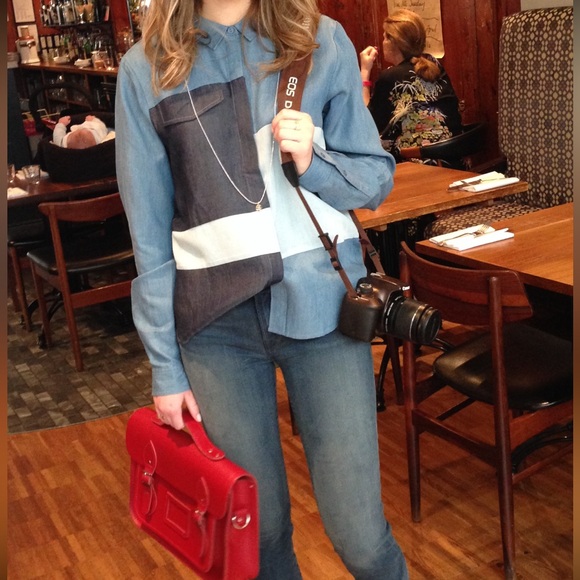 Just Female denim patch shirt - Picture 5 of 5